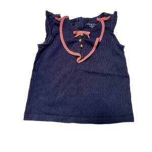 Janie And Jack Ruffle Collar Shirt Size 12-18m